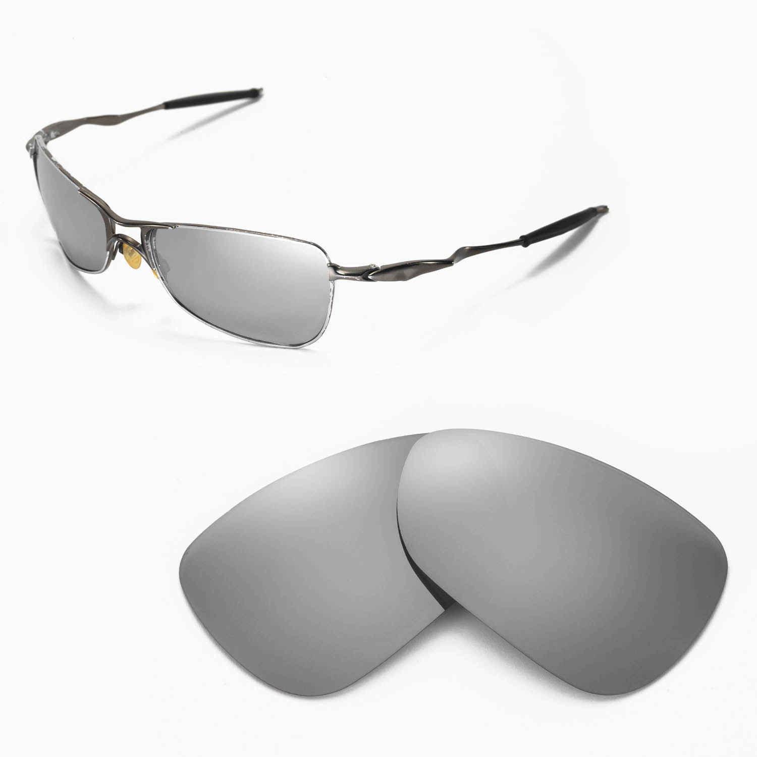 New WL Polarized Titanium Replacement Lenses For Oakley Crosshair 1.0